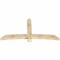 Ekena Millwork Bellingham Rough Sawn Timber Gable Bracket, Douglas Fir, 84"W x 42"H x 4"D x 6"F, 12/12 Pitch GBW084X42X0406BEL00RDF - alternate 3